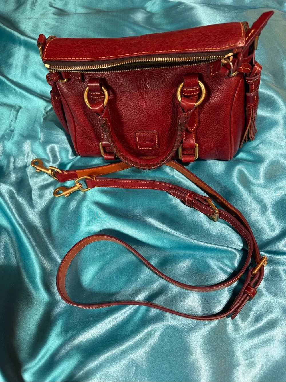 Dooney & Bourke Florentine Mini Satchel and Continental Clutch